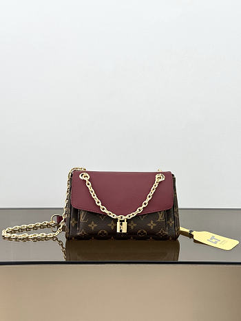 Louis Vuitton Saint Germain BB Bag wine 24x17x9cm