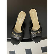 Dior My Dior Heeled Mule In Black 8.5cm - 4