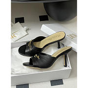 Dior My Dior Heeled Mule In Black 8.5cm - 2