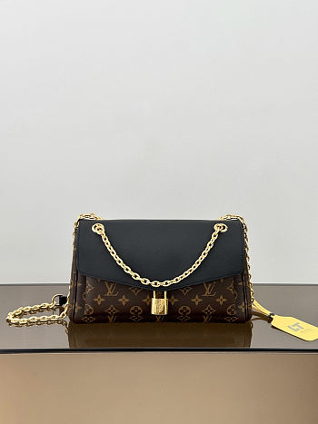 Louis Vuitton Saint Germain PM Monogram Black 30.5x21x12.5CM