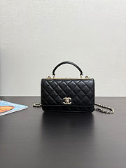 Chanel Woc Top Handle black Lambskin 19cm - 1