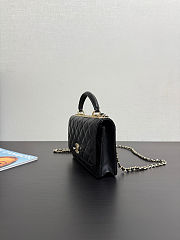 Chanel Woc Top Handle black Lambskin 19cm - 3