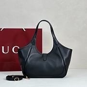 Gucci Mercato small tote bag black 26x23x11cm - 4