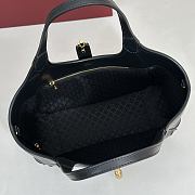 Gucci Mercato small tote bag black 26x23x11cm - 3