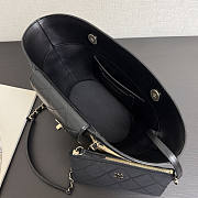 Chanel Raffia Black tote Bag 34x17x12.5cm - 3