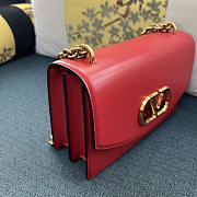 Valentino Garavani Vain VLOGO Leather Shoulder Bag 24x16x8cm - 4