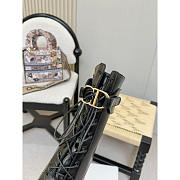 Dior CD Buckle Lace-Up Ankle Boots 8cm - 4