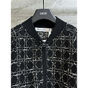 Dior Macrocannage Bomber Jacket Black  - 2
