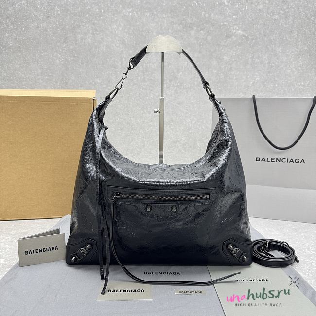 Balenciaga Le City Hobo Bag Medium in black 37x35x11cm - 1