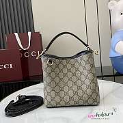 Gucci GG Emblem black bucket bag 19x18x11cm - 1