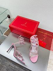 Rene Caovilla Chandelier Ivory Sandal Pink 105mm - 3