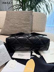 Chanel 25K Hobo Black Lambskin 38x11x26cm - 3