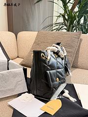 Chanel 25K Hobo Black Lambskin 38x11x26cm - 2