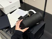 Unahubs Chanel Preppy Coco Bowling Bag Black Caviar 21cm - 2