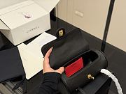 Unahubs Chanel Preppy Coco Bowling Bag Black Caviar 21cm - 3