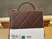 Unahubs Chanel 25c Woc Dark Brown Caviar 19cm - 5