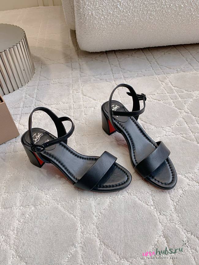 Christian Louboutin Miss Jane Sandal Black 55mm Sandals - 1