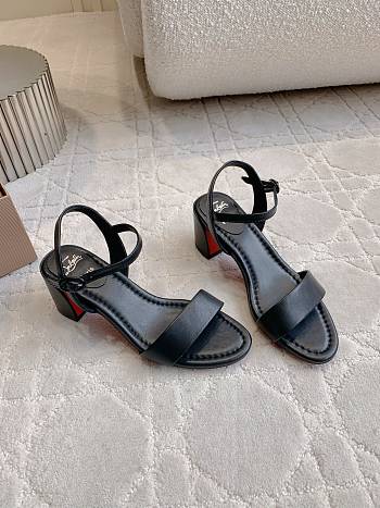 Christian Louboutin Miss Jane Sandal Black 55mm Sandals