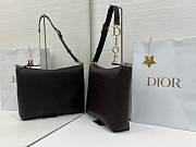 Dior Medium Diorly Bag Brown Flat 31.5x25x8cm - 4