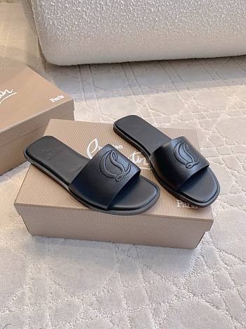 Unahubs Christian Louboutin Black slides
