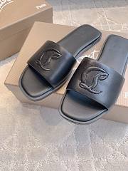Unahubs Christian Louboutin Black slides - 2