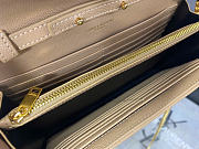 YSL Classic Cassandre Chain Wallet Grain leather 22.5x14x4cm - 3