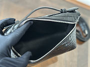 Loro Piana Extra pocket L19 Bag crocodile black -19x7x12cm - 5