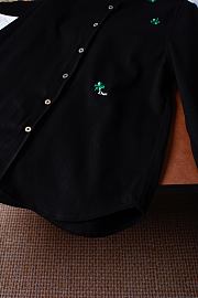 Dior Overshirt with Clover Embroidery Black - 3