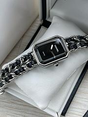 Chanel Black Silver Watch - 2