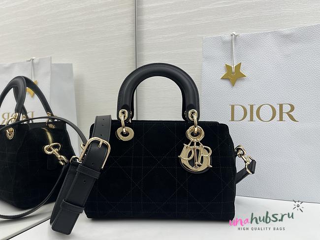 Dior Lady black Cannage handbag 25x17x14cm - 1