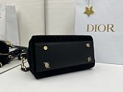 Dior Lady black Cannage handbag 25x17x14cm - 3