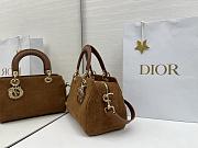 Dior Lady Light Brown Cannage handbag 25x17x14cm - 2