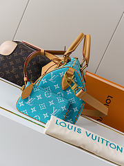 Louis Vuitton Speedy P9 Bandoulière 25 Turquoise 25x15x15cm - 5