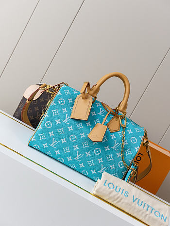 Louis Vuitton Speedy P9 30 Turquoise 32x22.5x18cm