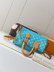 Louis Vuitton Speedy P9 30 Turquoise 32x22.5x18cm - 5