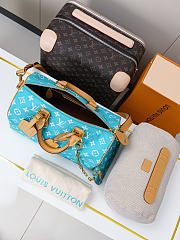 Louis Vuitton Speedy P9 30 Turquoise 32x22.5x18cm - 3