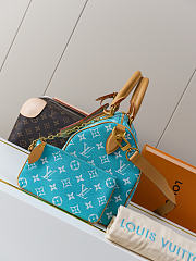 Louis Vuitton Speedy P9 30 Turquoise 32x22.5x18cm - 4