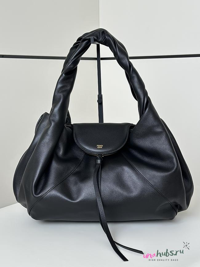 Fendi Spy Black leather bag 48x22x20cm - 1