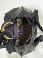 Fendi Spy Black leather bag 48x22x20cm - 5