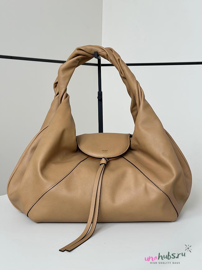 Fendi Spy beige leather bag 48x22x20cm - 1