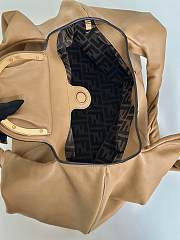 Fendi Spy beige leather bag 48x22x20cm - 5