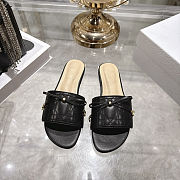Dior Black Slides - 1