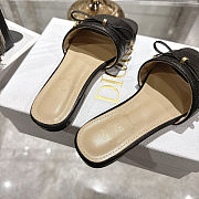 Dior Black Slides - 4