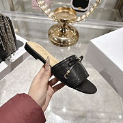 Dior Black Slides - 3