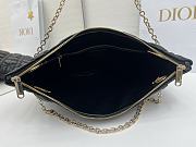 Dior Soft Shopping Shoulder Bag black cannage 38x28.5cm - 4