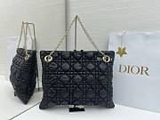 Dior Soft Shopping Shoulder Bag black cannage 38x28.5cm - 3
