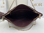 Dior Soft Shopping Shoulder Bag burgundy cannage 38x28.5cm - 2