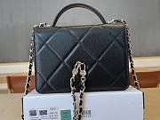 Chanel 25k woc black Caviar 19.2x12x3.5cm - 5