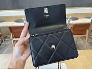 Chanel 25k woc black Caviar 19.2x12x3.5cm - 3