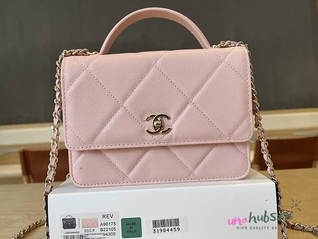 Chanel 25k woc pink Caviar 19.2x12x3.5cm - 1